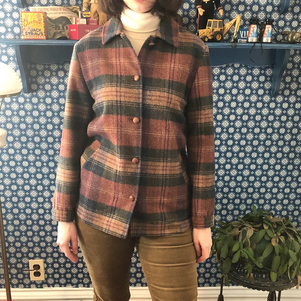 Vintage Pendleton shirt jacket